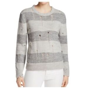 IRO alpaca wool stressed sweater pullover